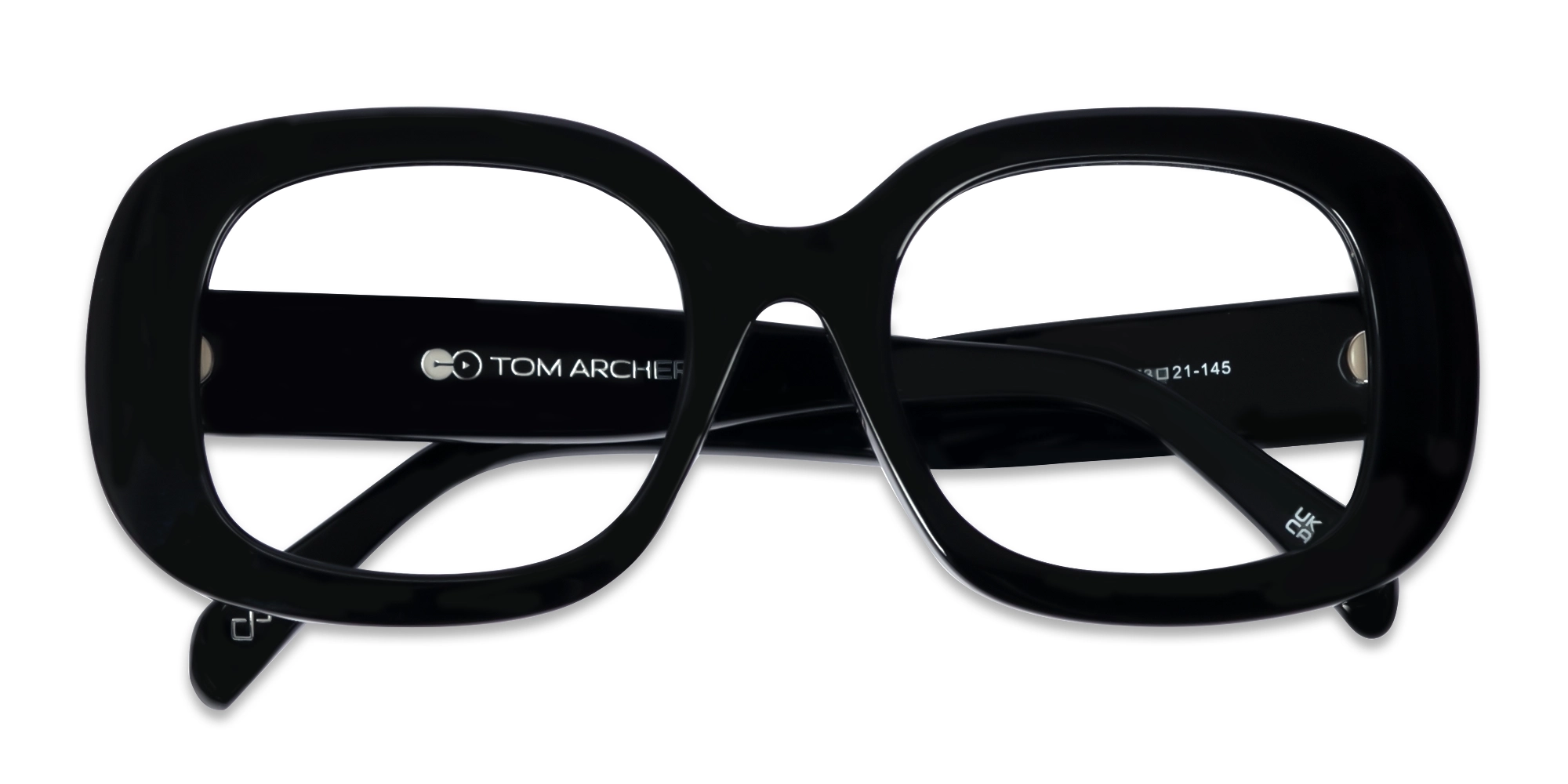 Black Oversized Square Glasses