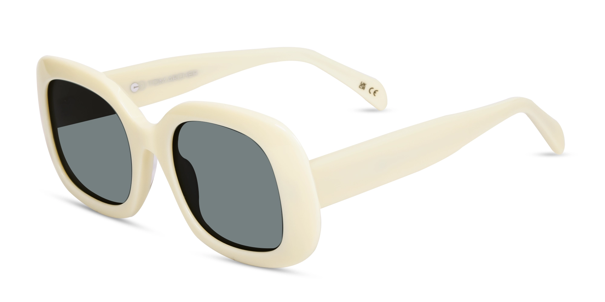 Oversized Polarised Dark Grey Tint Sunglasses