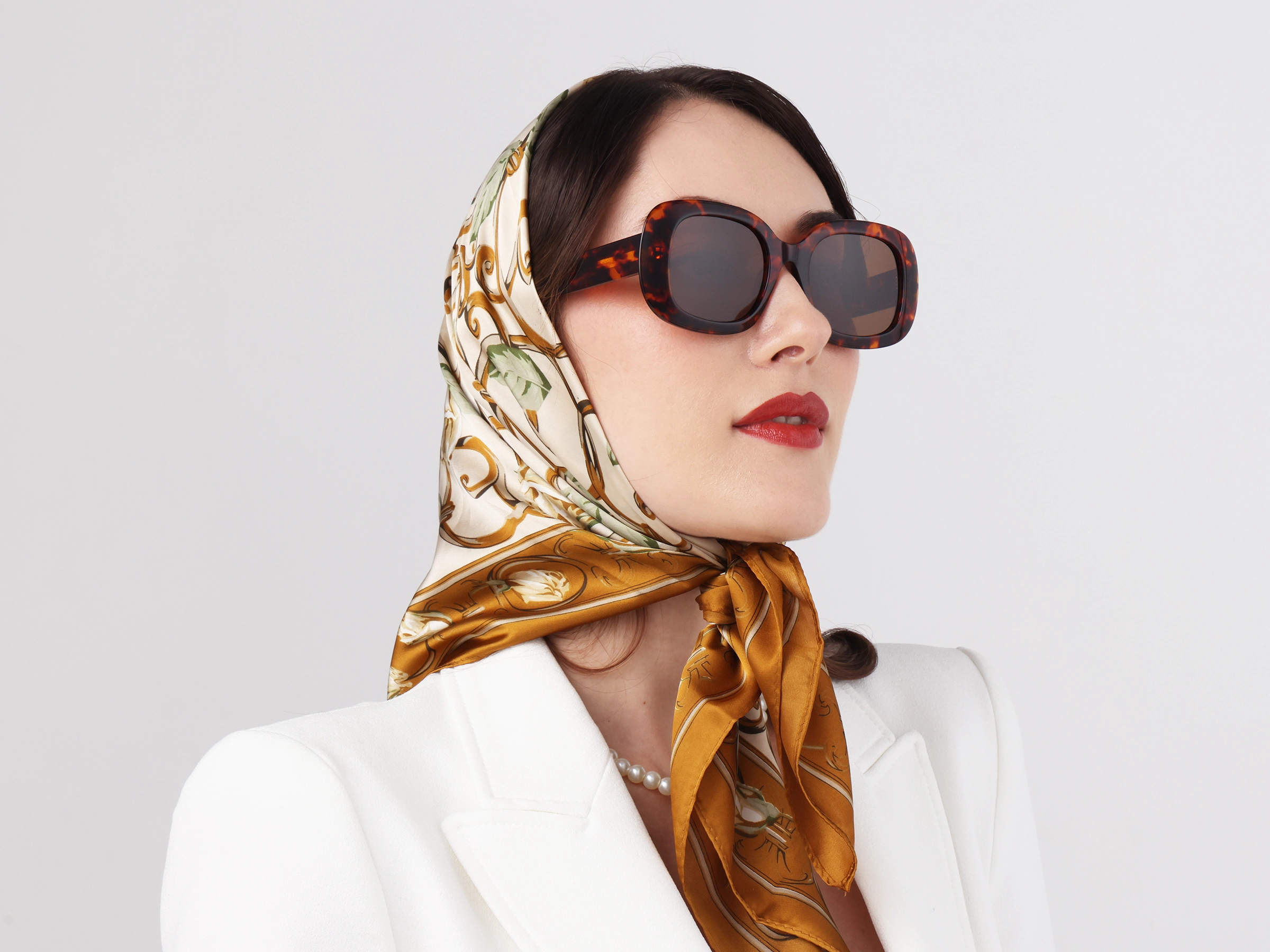 Tortoise Square Polarised Sunglasses