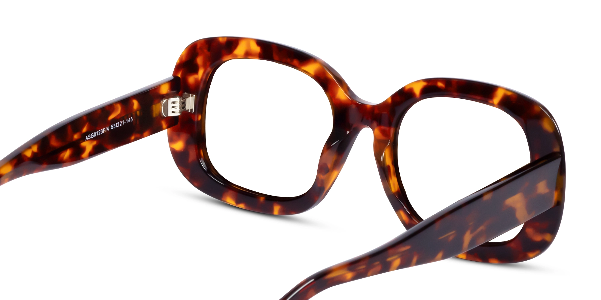 Tortoise Oversized Square Glasses For Women