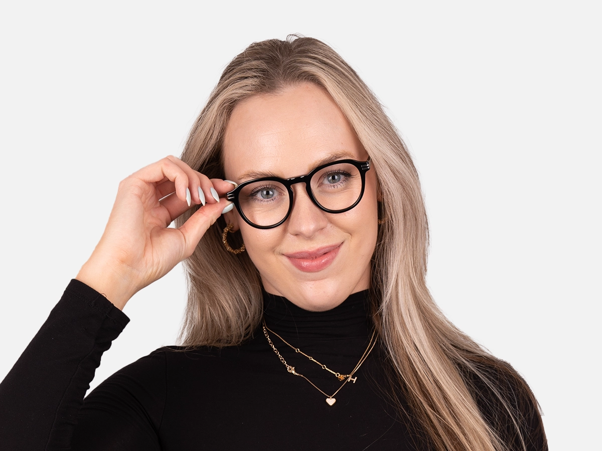 Round Acetate Eyeglasses-53