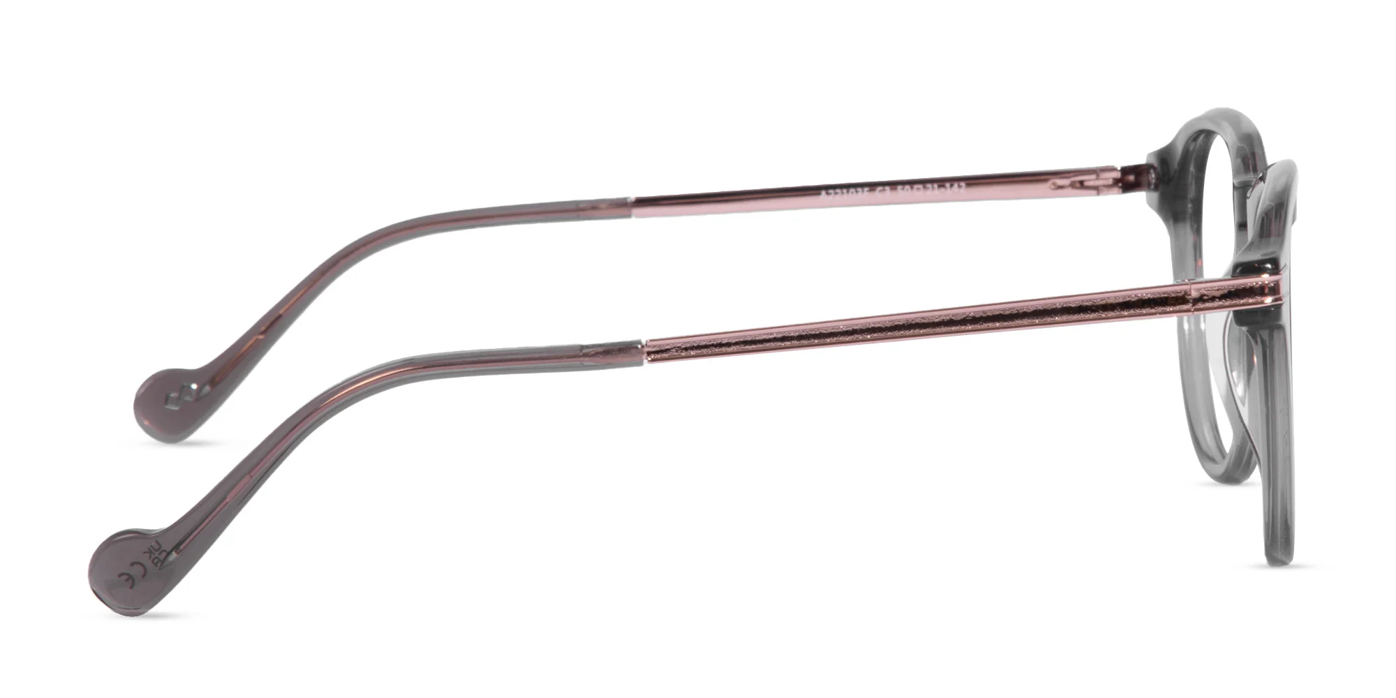 Crystal Charcoal Grey Glasses-4