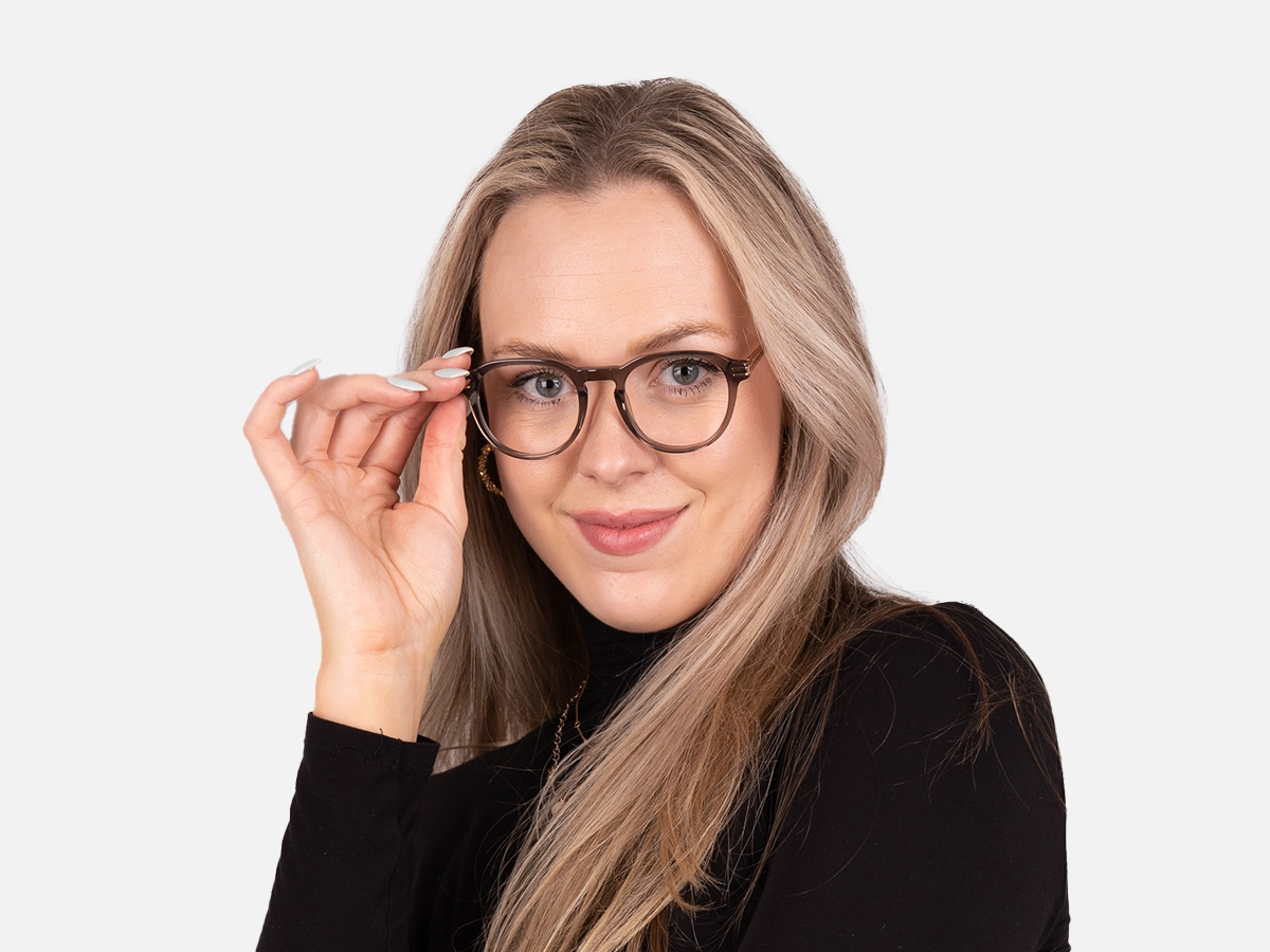 Crystal Charcoal Grey Glasses-52