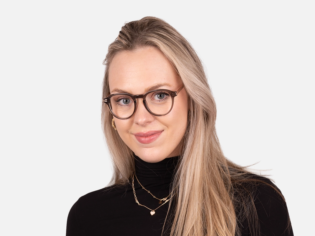 Crystal Charcoal Grey Glasses-55