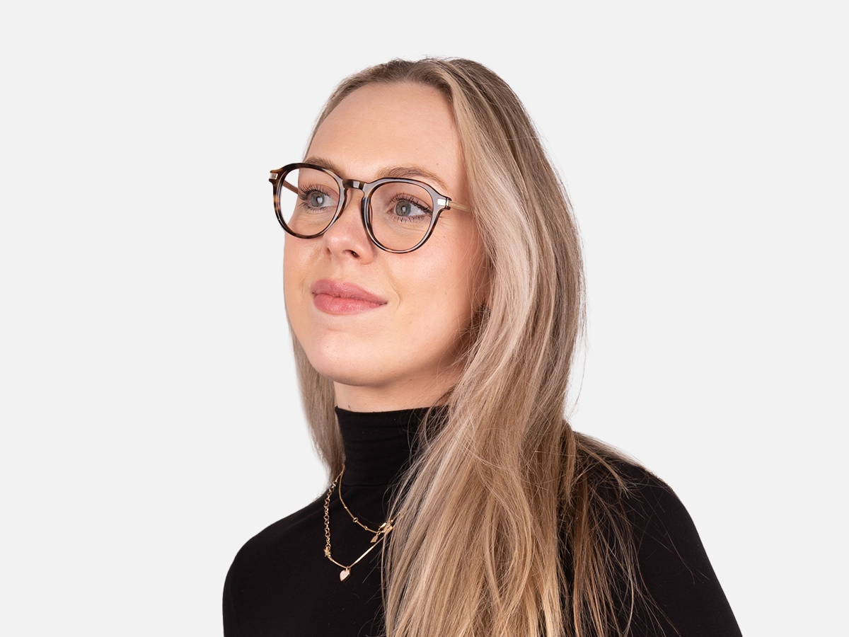 Honey Tortoise Shell Glasses-55