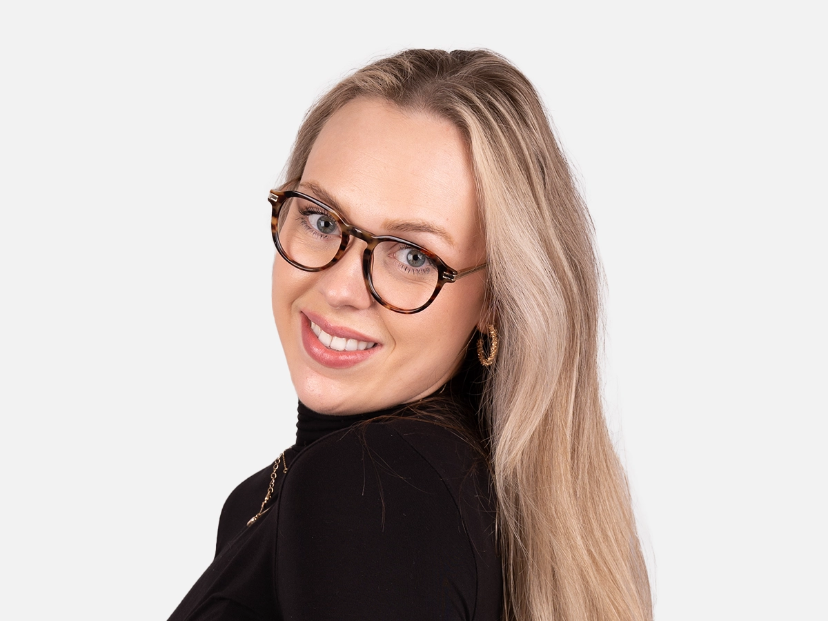 Honey Tortoise Shell Glasses-53