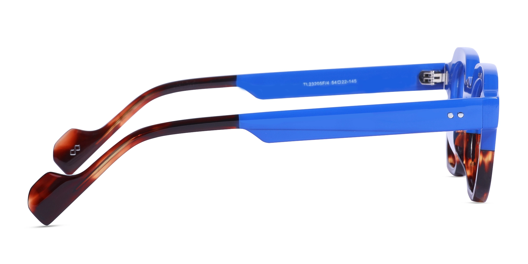 Blue & Dark Tortoise Glasses-4