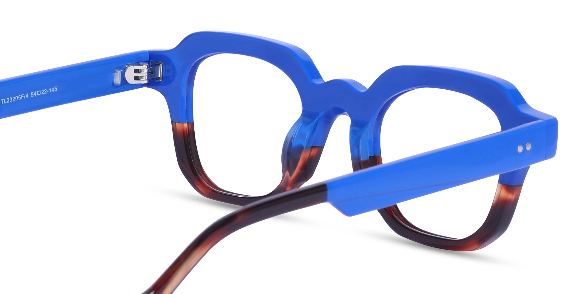 Blue & Dark Tortoise Glasses-5