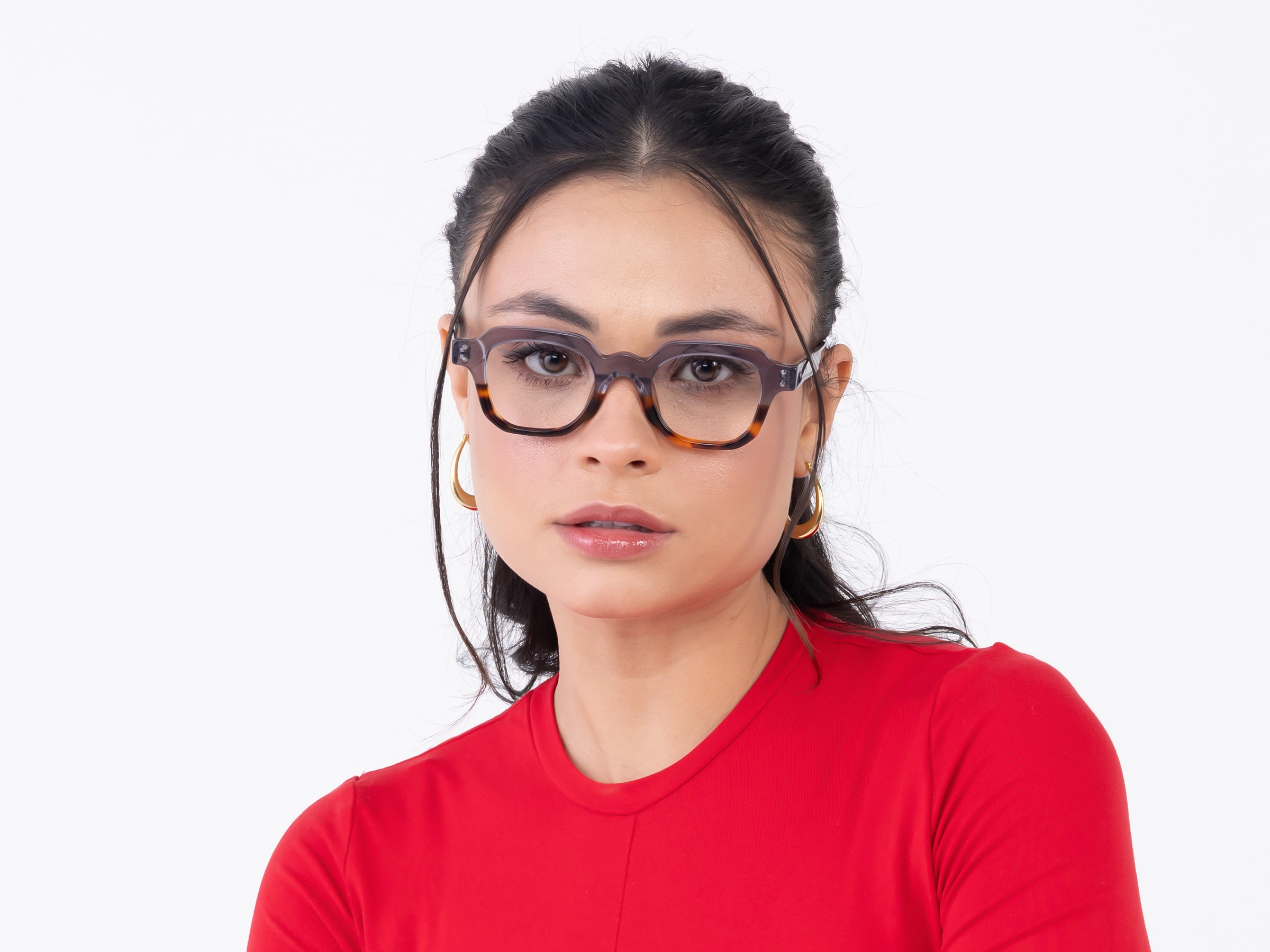 Grey Tortoise Eyeglasses