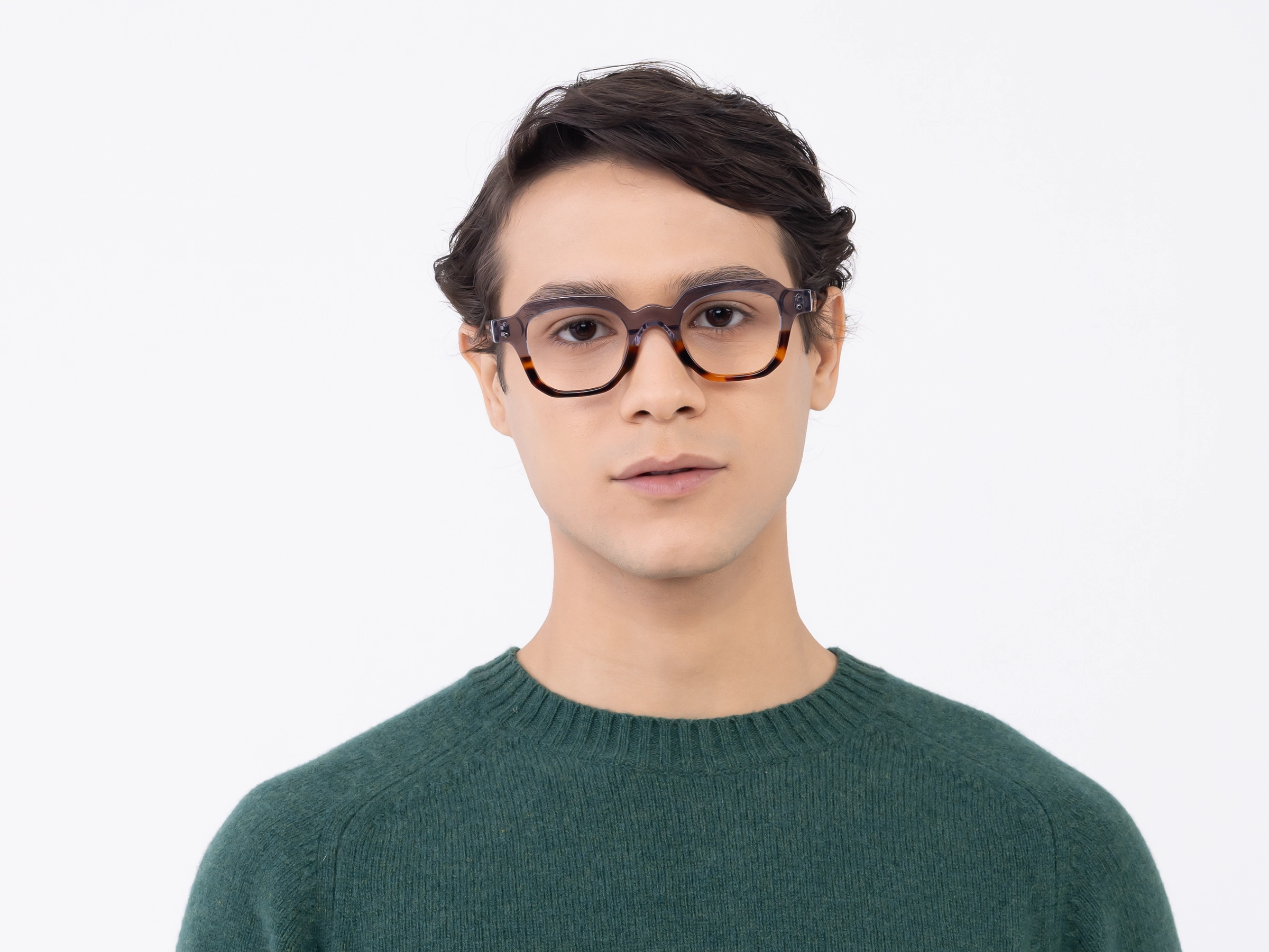 Grey Tortoise Eyeglasses