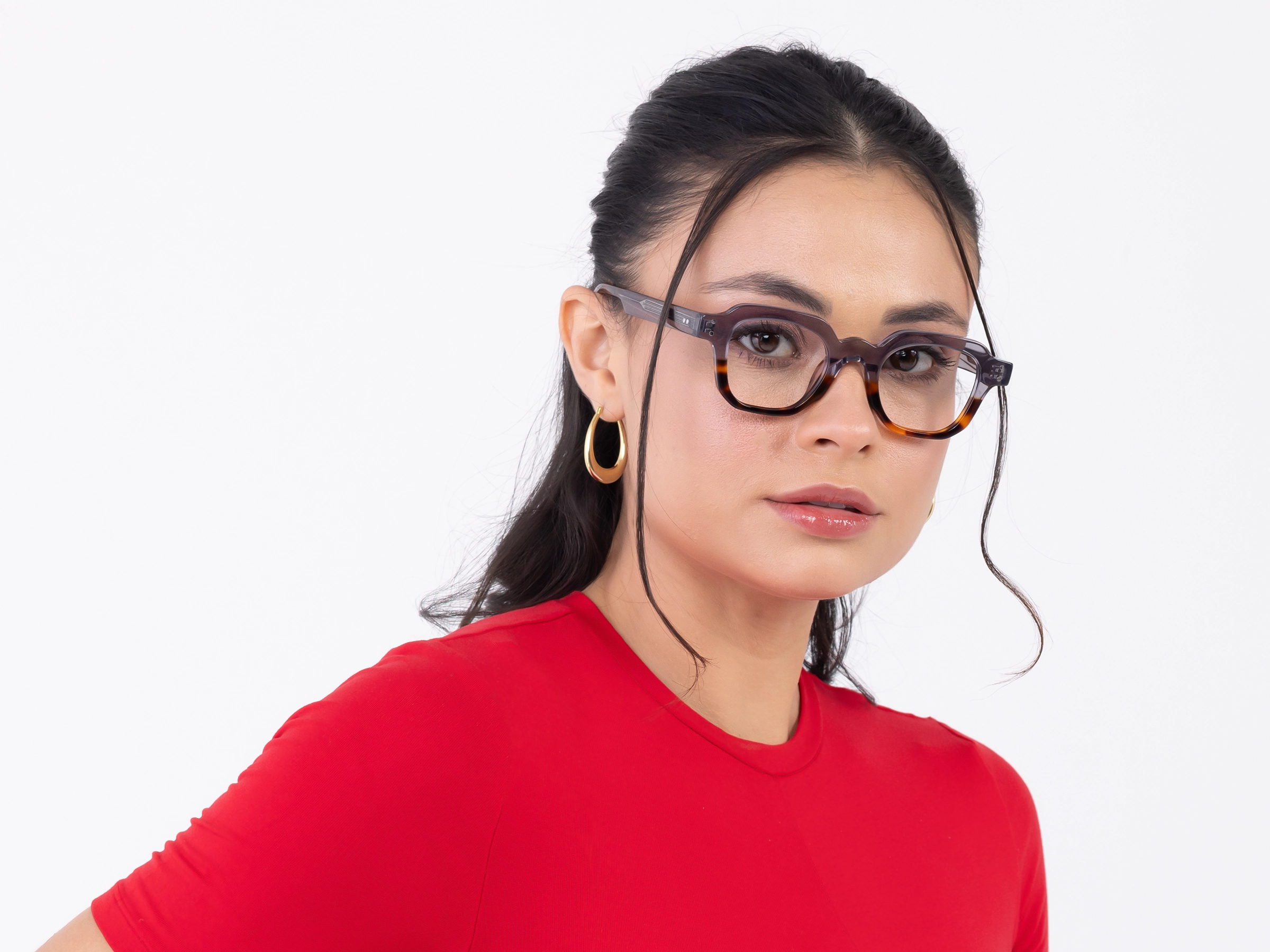 Grey Tortoise Eyeglasses