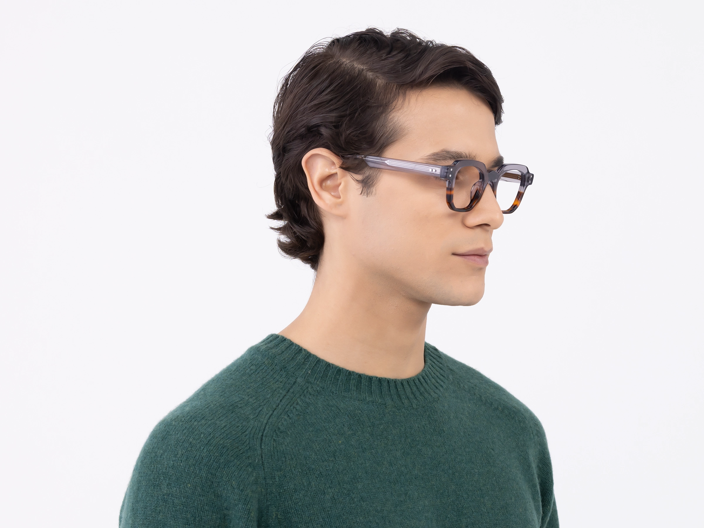 Grey Tortoise Eyeglasses