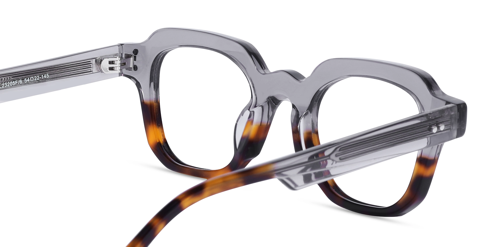 Grey Tortoise Eyeglasses-5