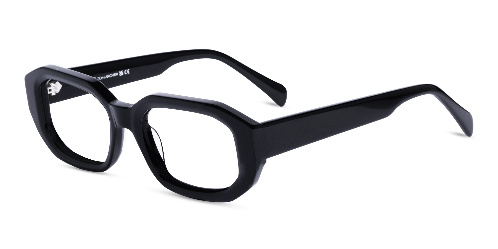 Black Rectangle Glasses-3