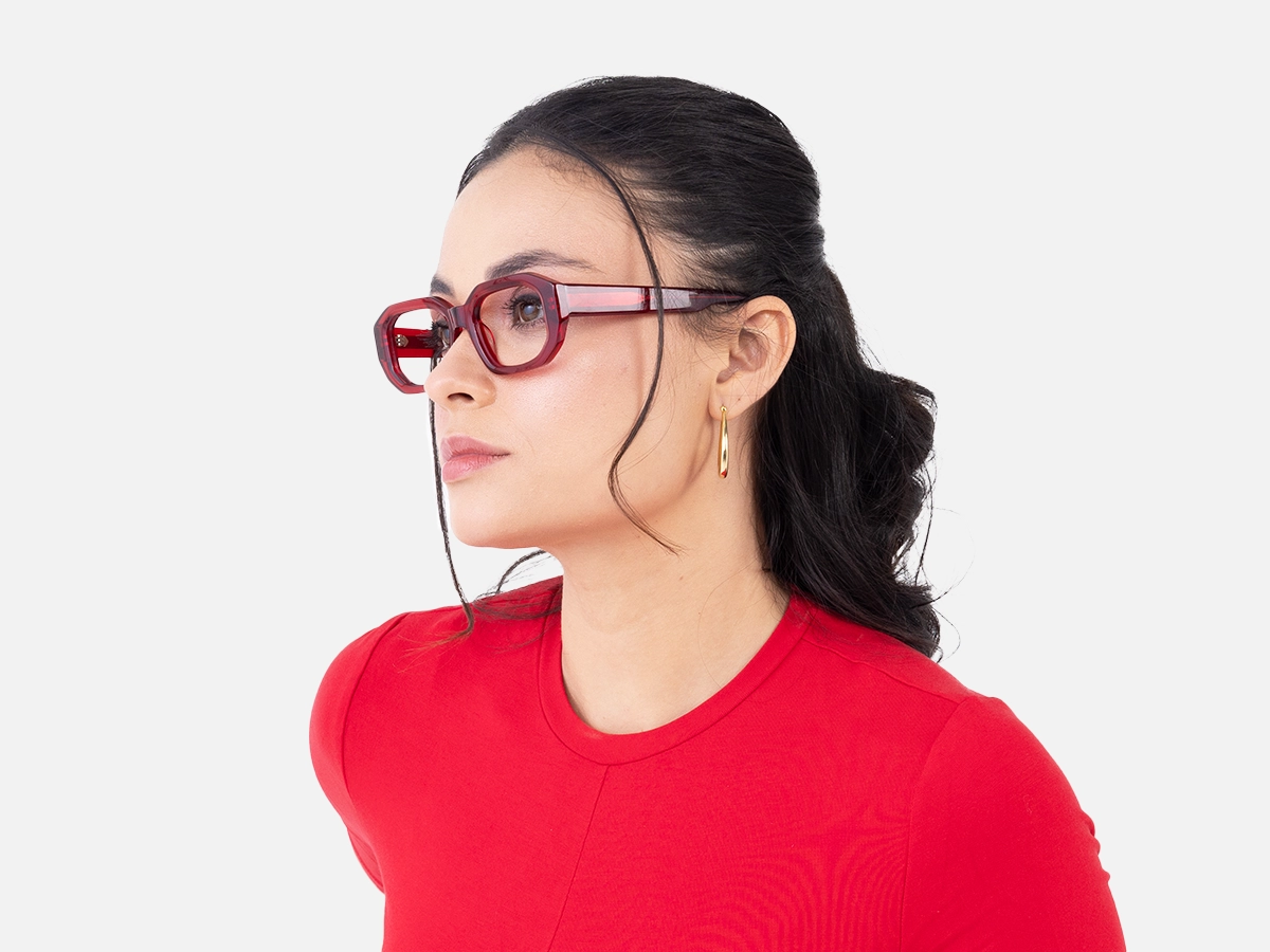 Cherry Red Glasses-53