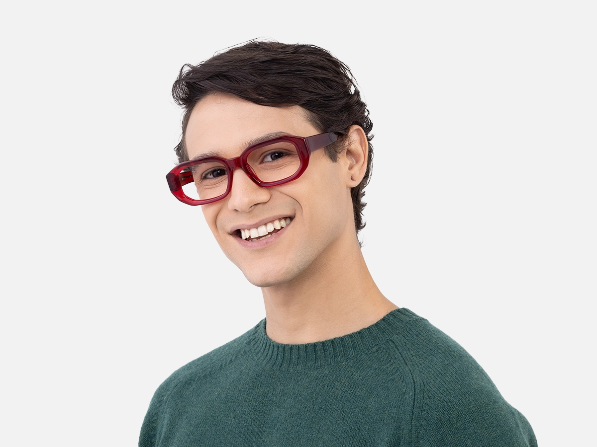 Cherry Red Glasses-43