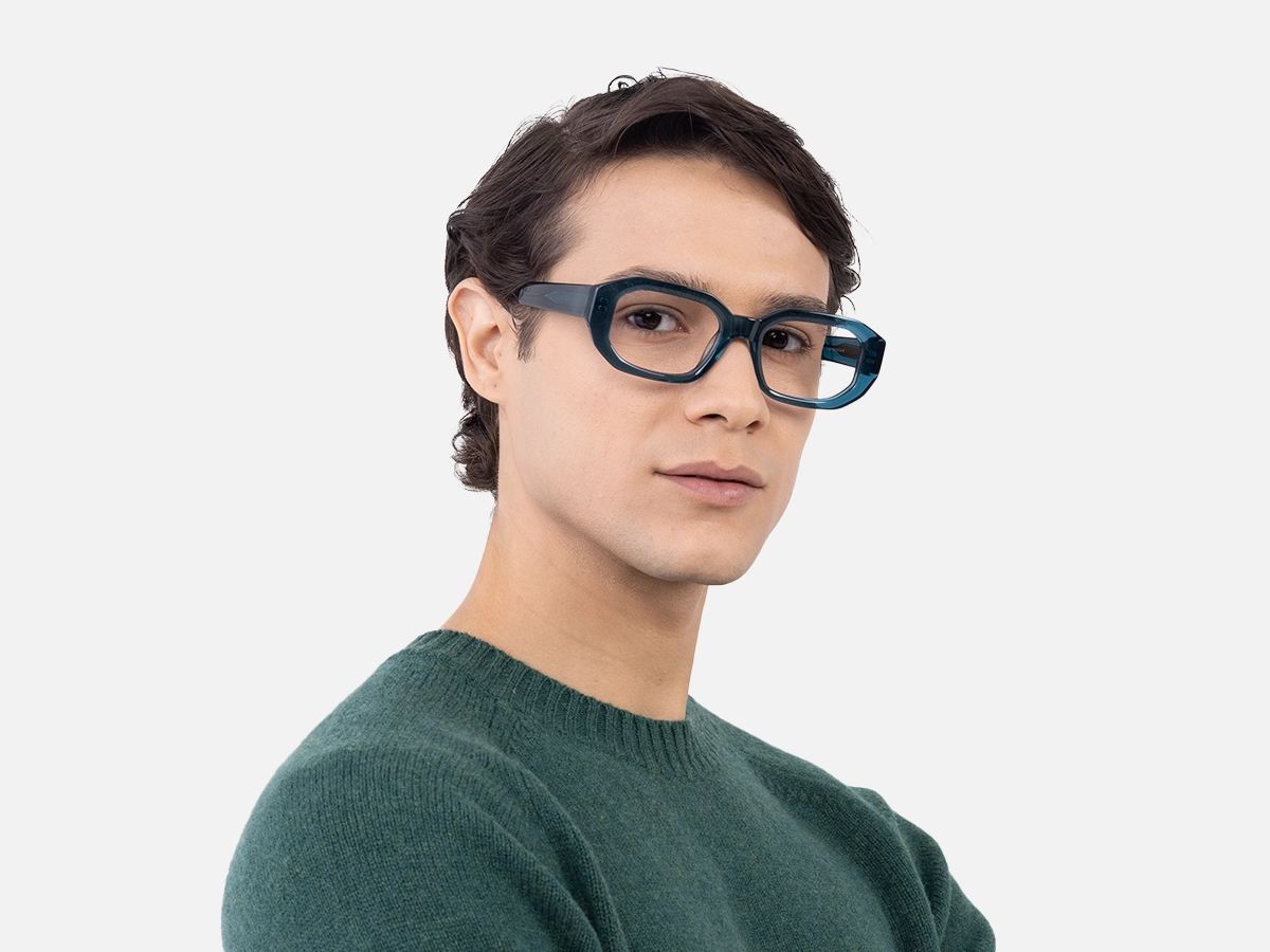 Blue Crystal Glasses-43