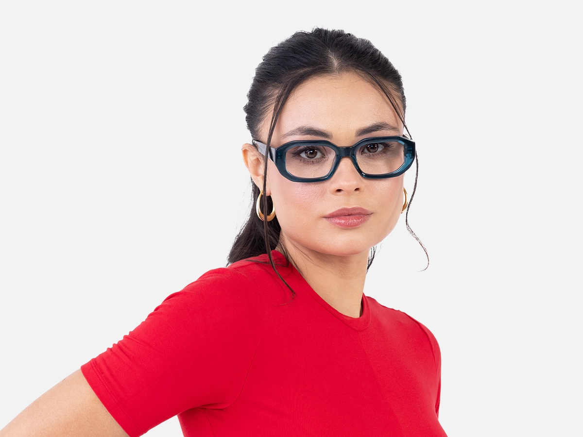Blue Crystal Glasses-52