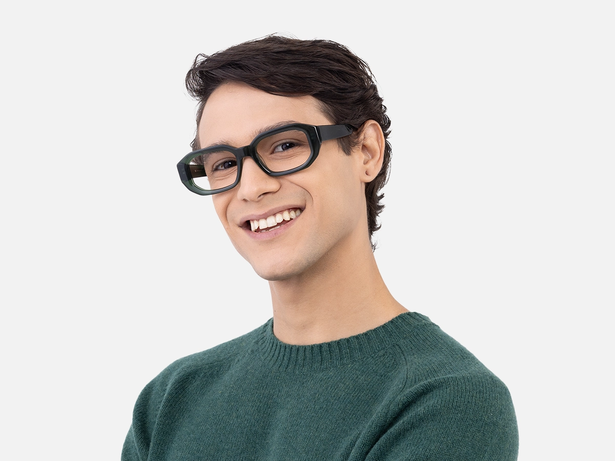 Olive Green Glasses-43