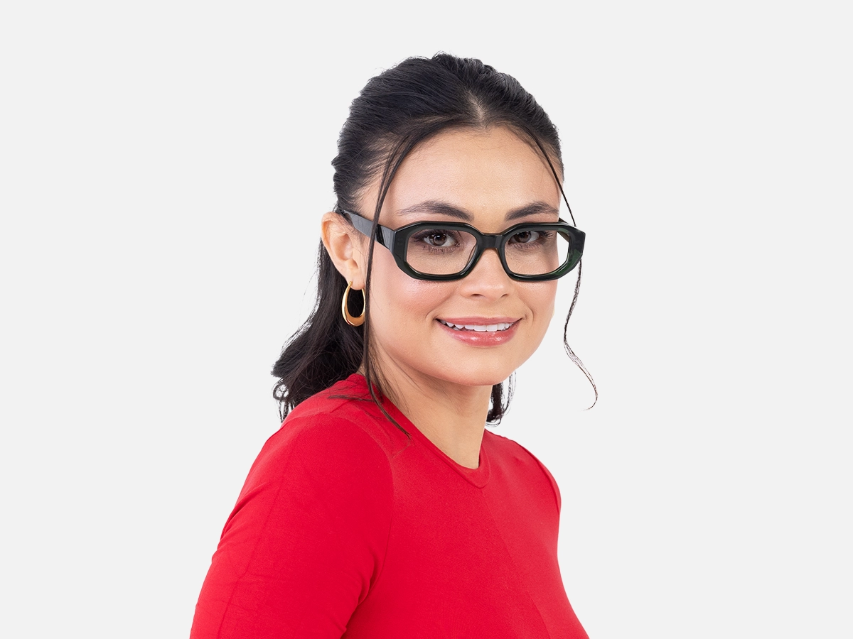 Olive Green Glasses-52