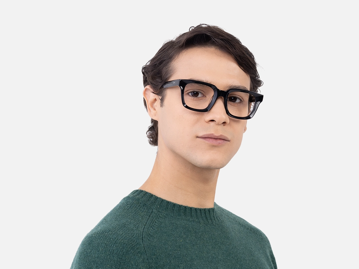 Chunky Black Glasses-42