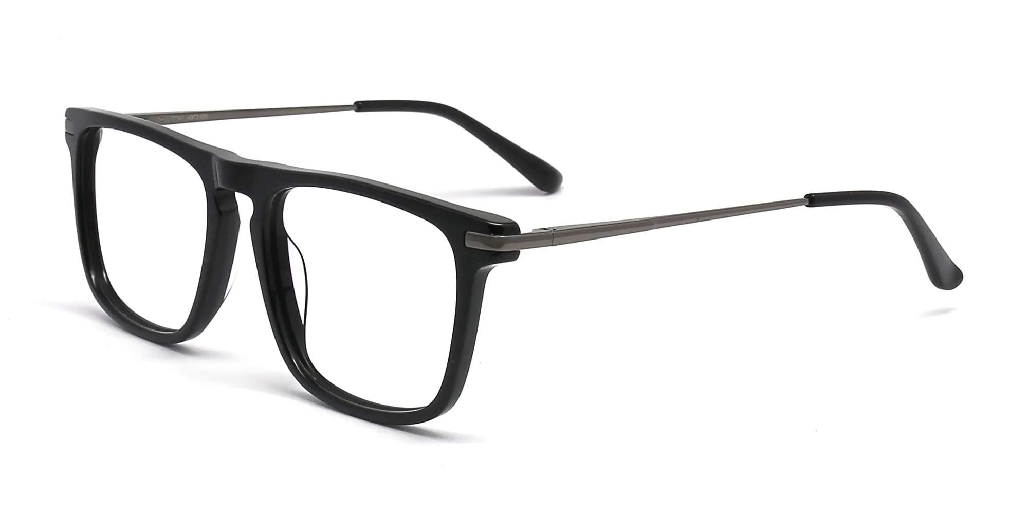 Glossy black spectacles-2