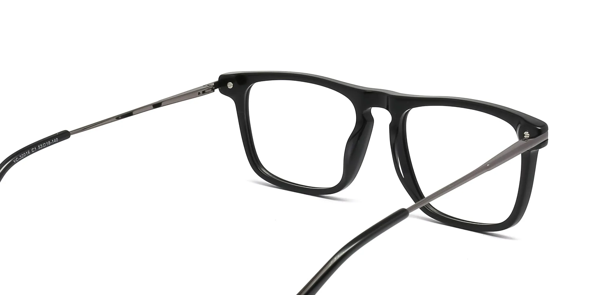 Glossy black spectacles-2