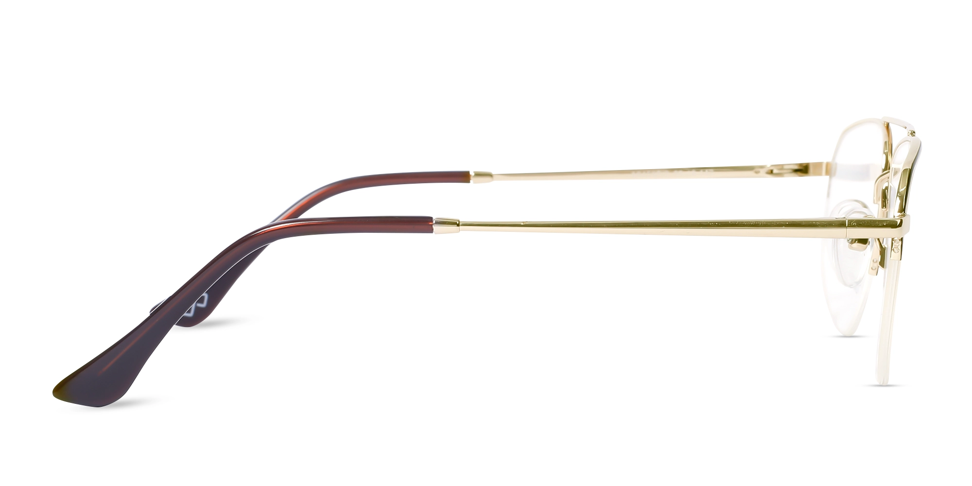 Black And Gold Metal Eyeglasses 4