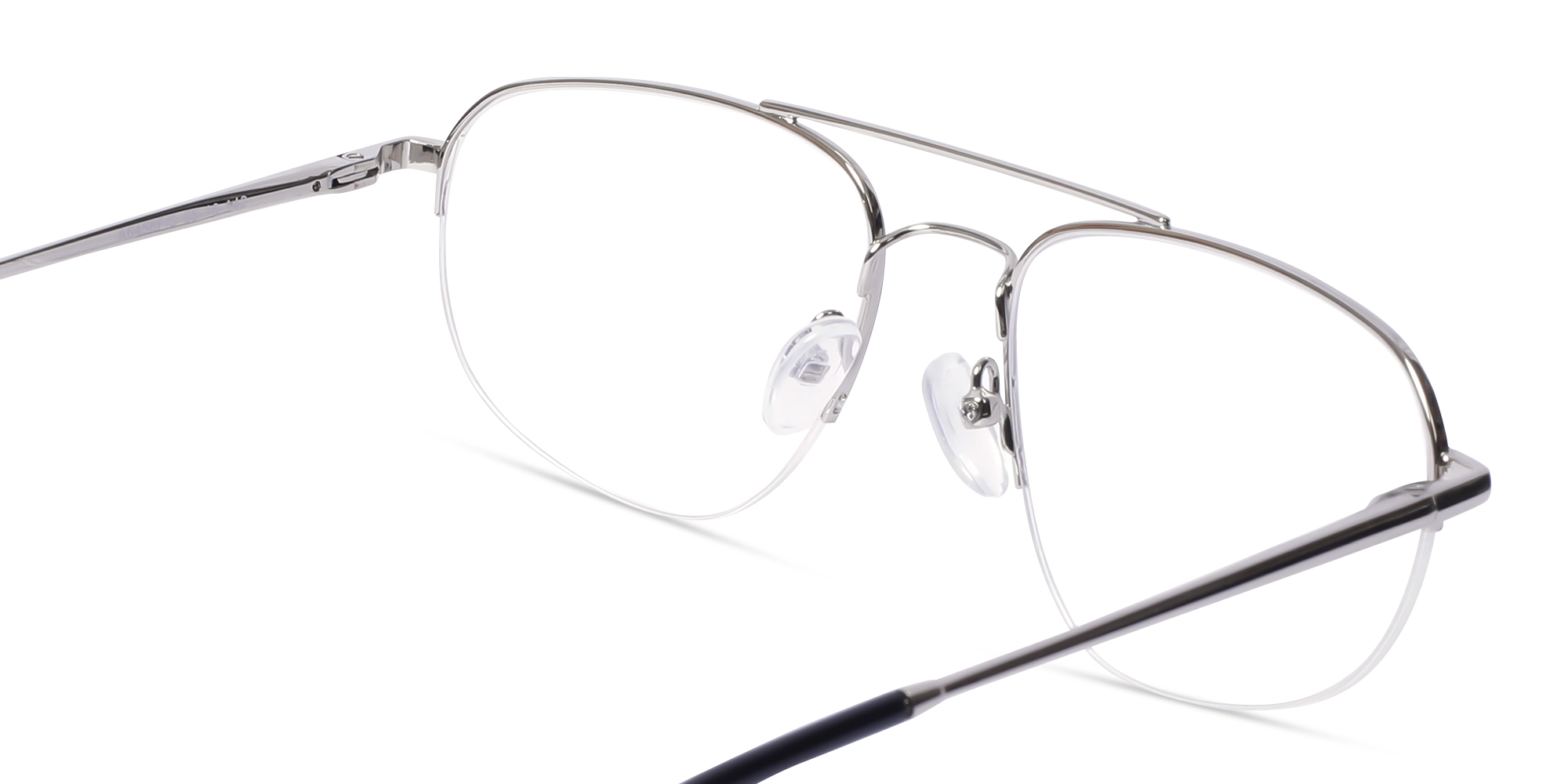 Black Silver Eyeglasses 5