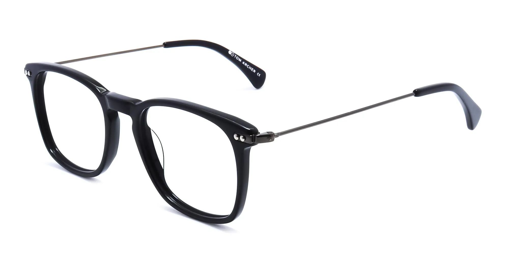 black square rimmed eyeglasses-2