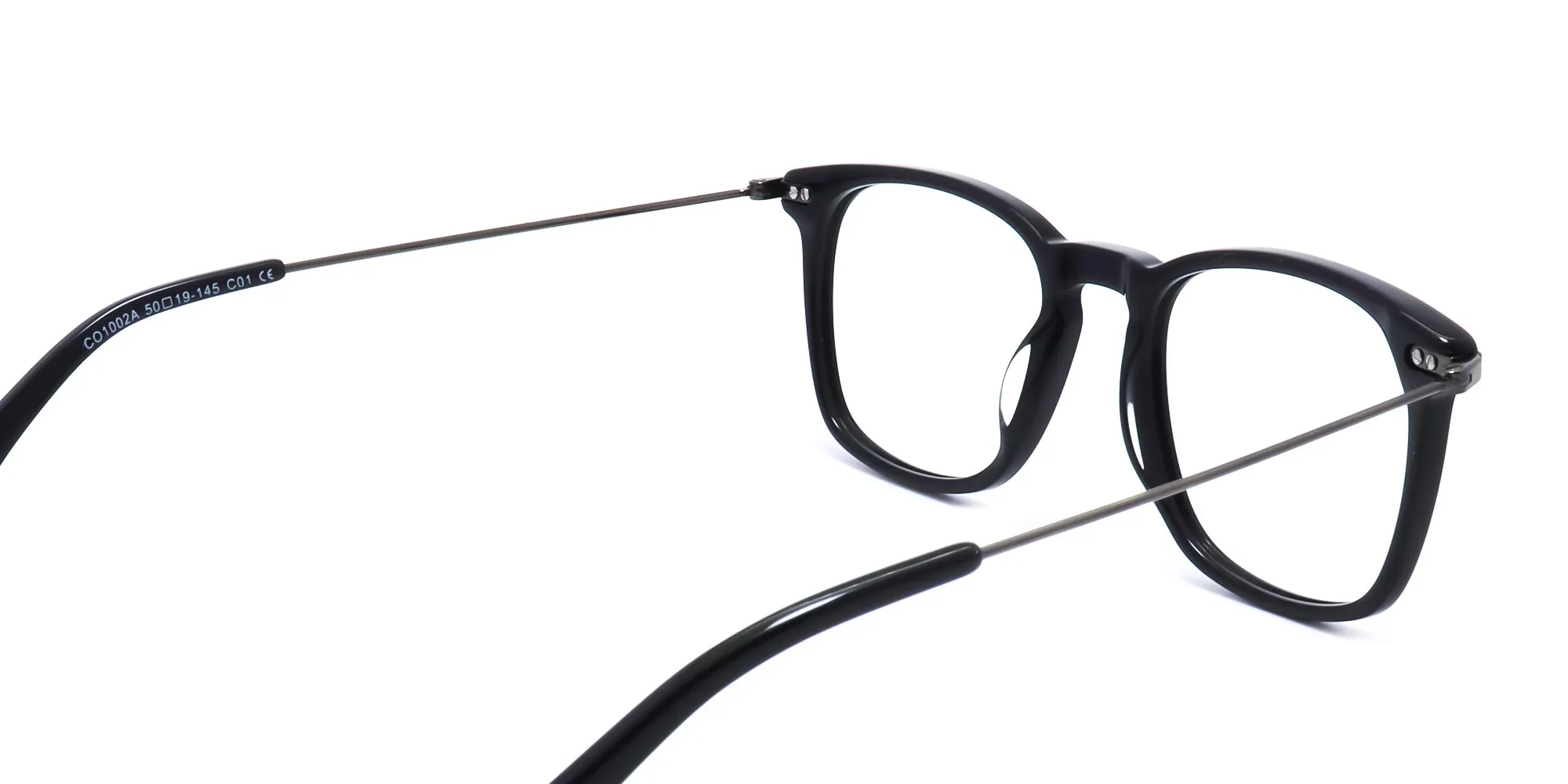black square rimmed eyeglasses-2