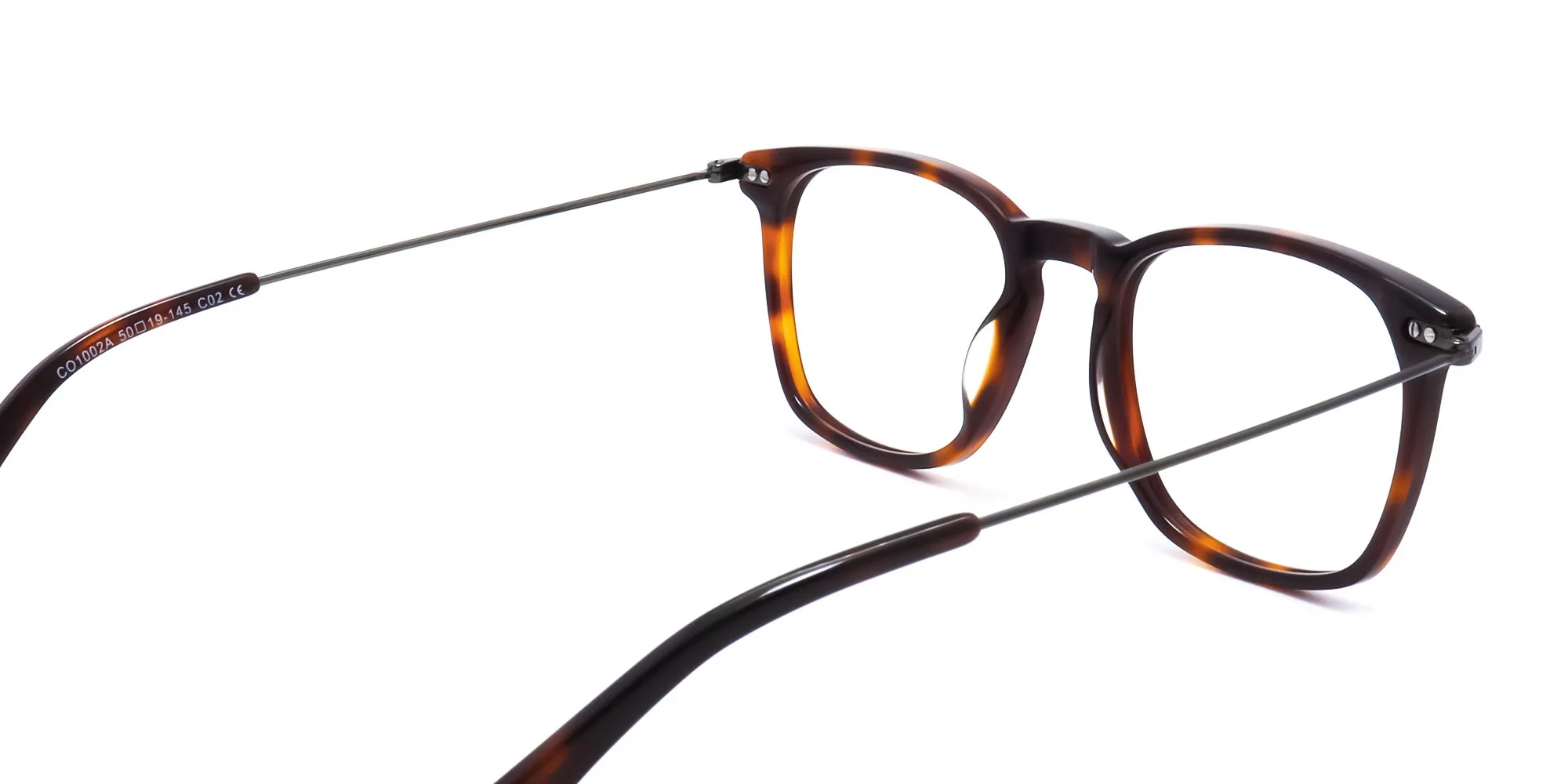 square tortoise shell eyeglasses-2