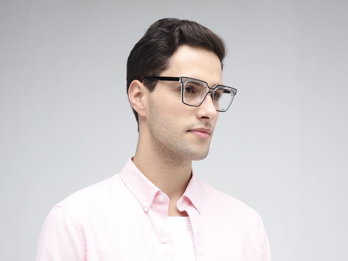 Clear Black Unisex Glasses 43