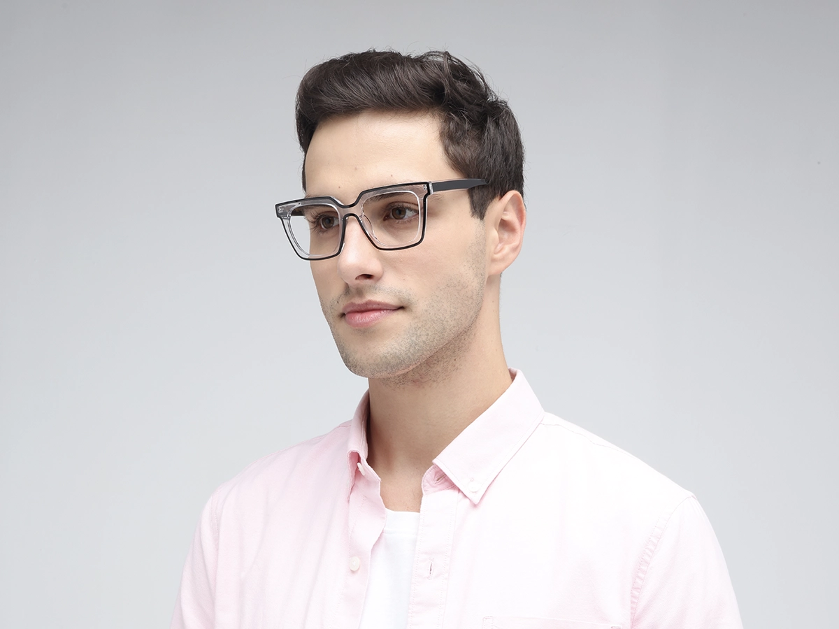 Clear Black Unisex Glasses 42
