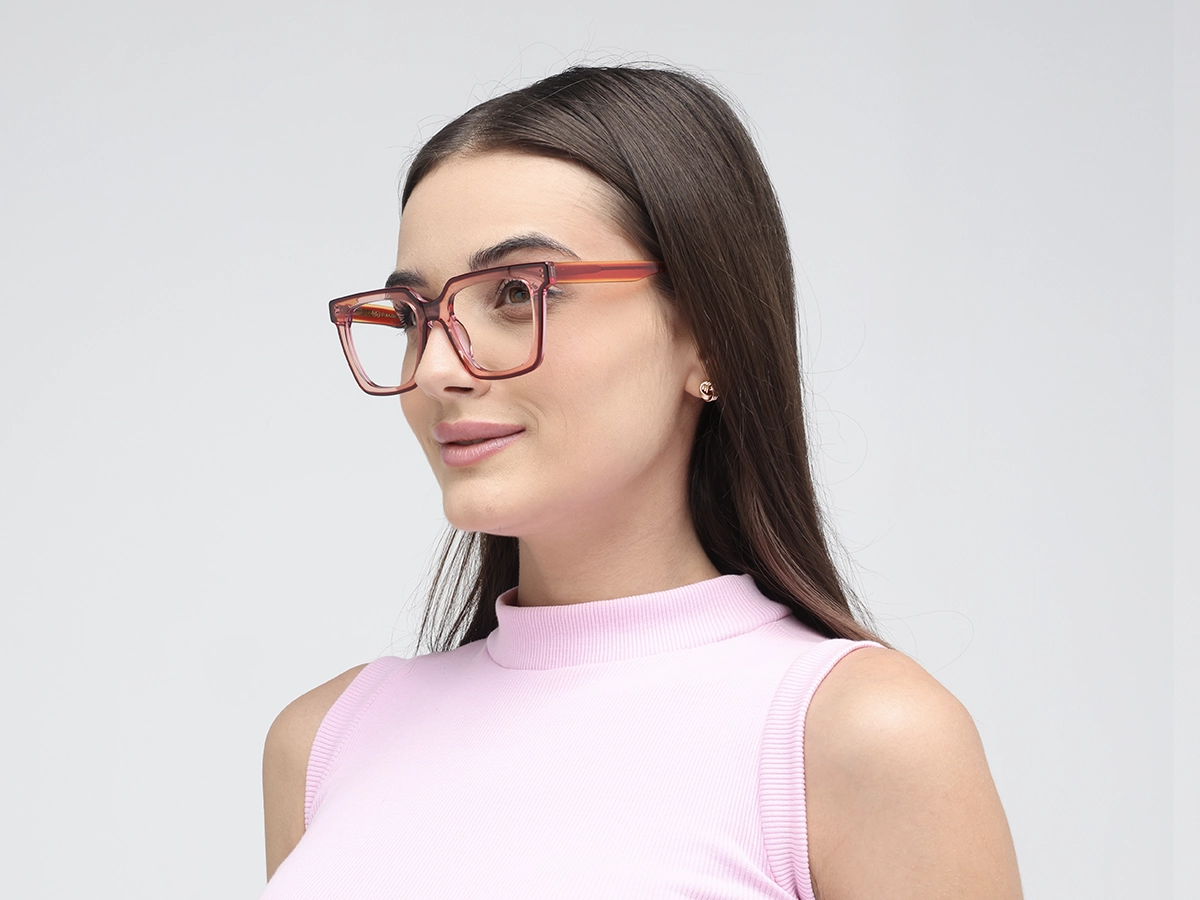 Red Square Unisex  Glasses 52