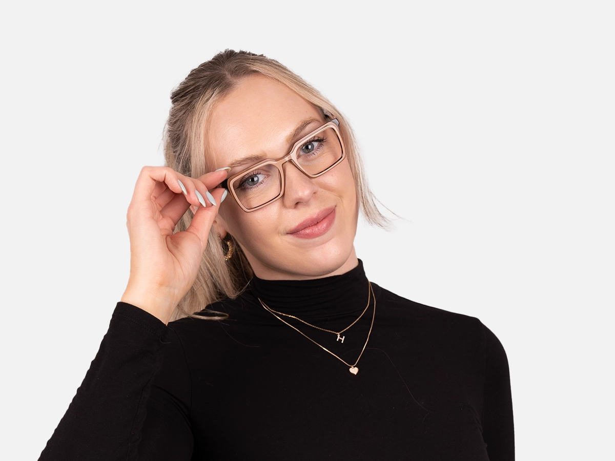 Brown Designer Glasses- 52