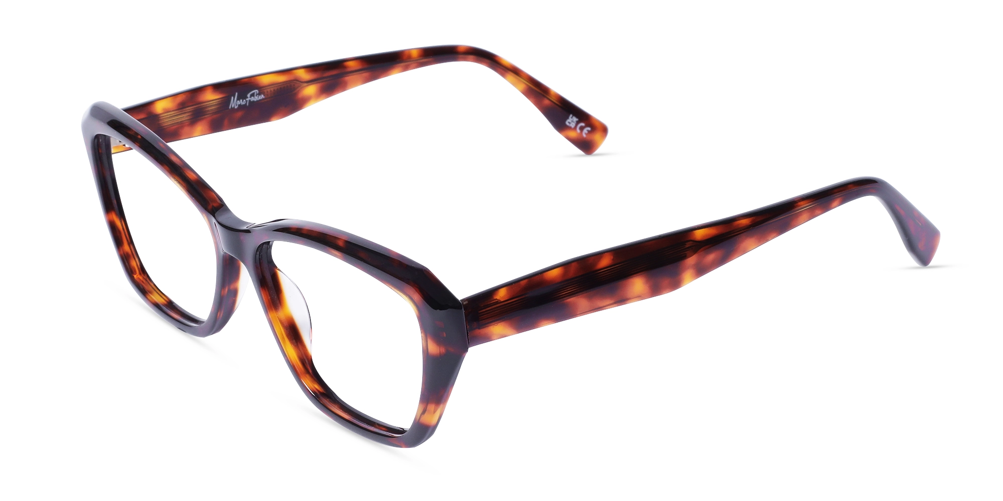 Red Tortoise Square Glasses-3