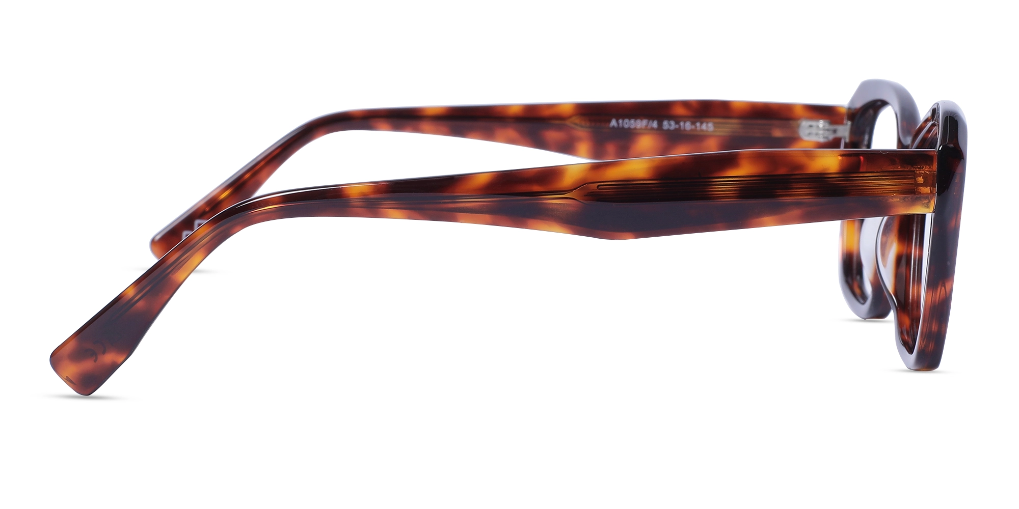 Red Tortoise Square Glasses-4