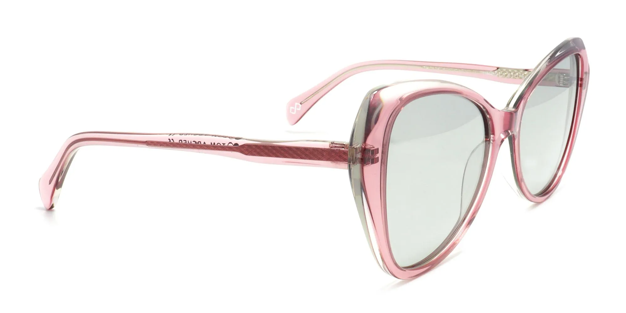 Red Frame Butterfly Shaped Sunglasses-2