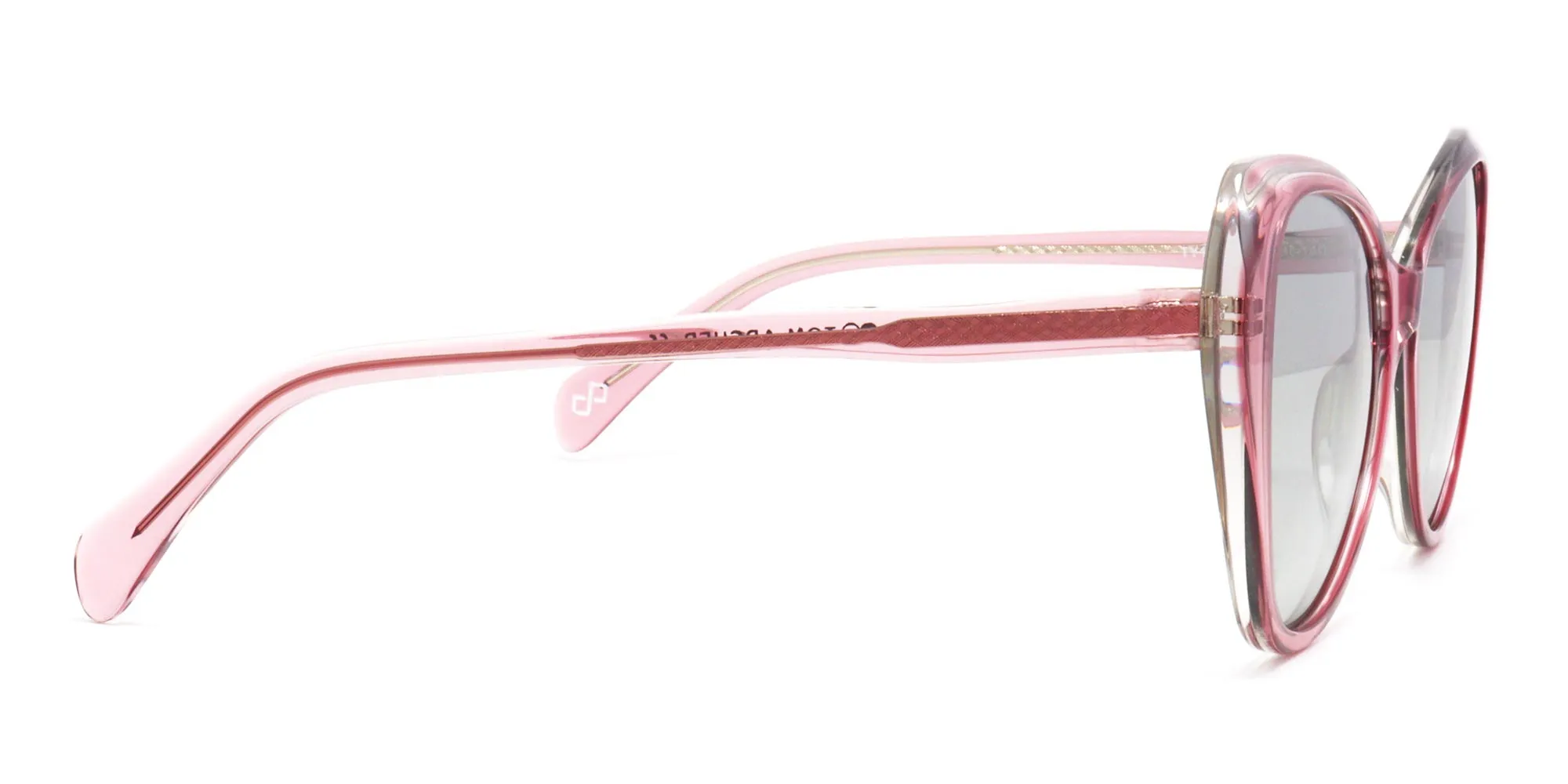 Red Frame Butterfly Shaped Sunglasses-2