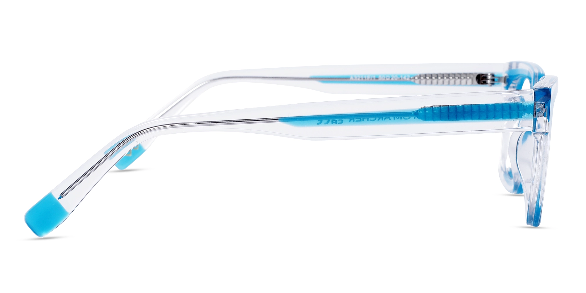 Blue Rectangle Eyeglasses-4