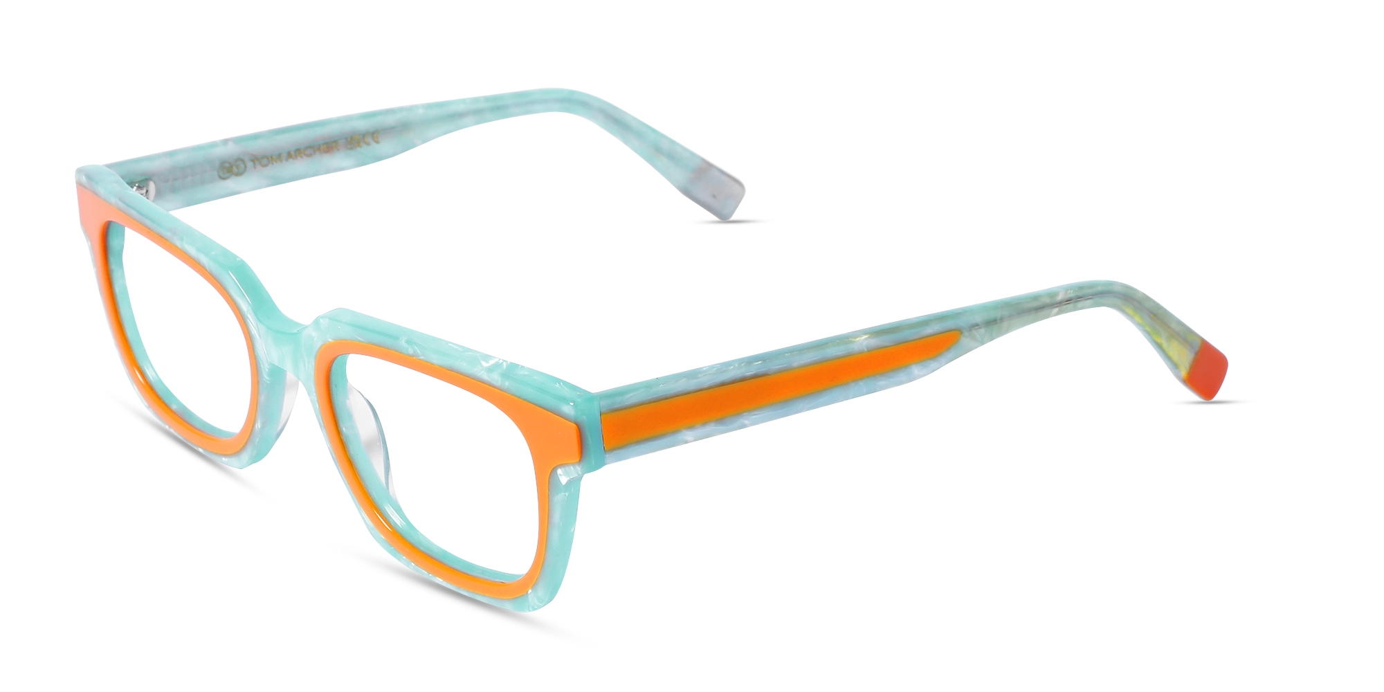 Marble Rectangle Glasses-3