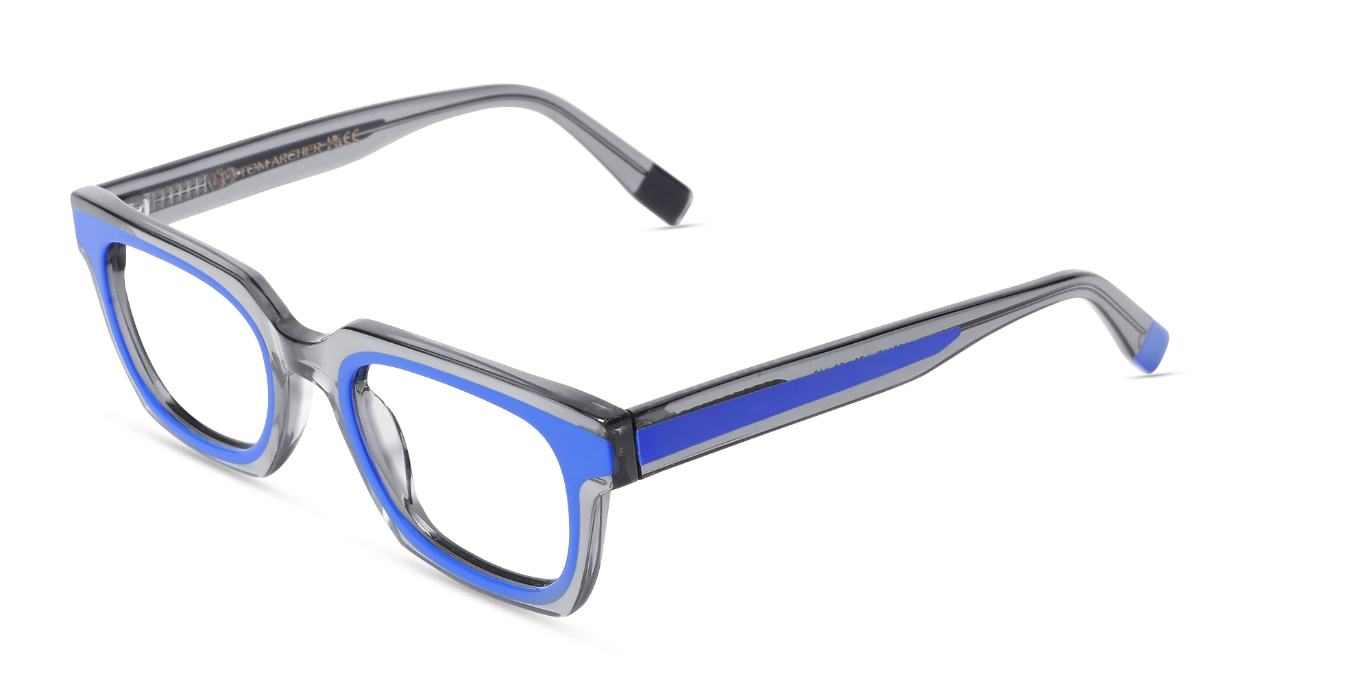 Grey Rectangle Glasses-3 Grey Rectangle Glasses-3