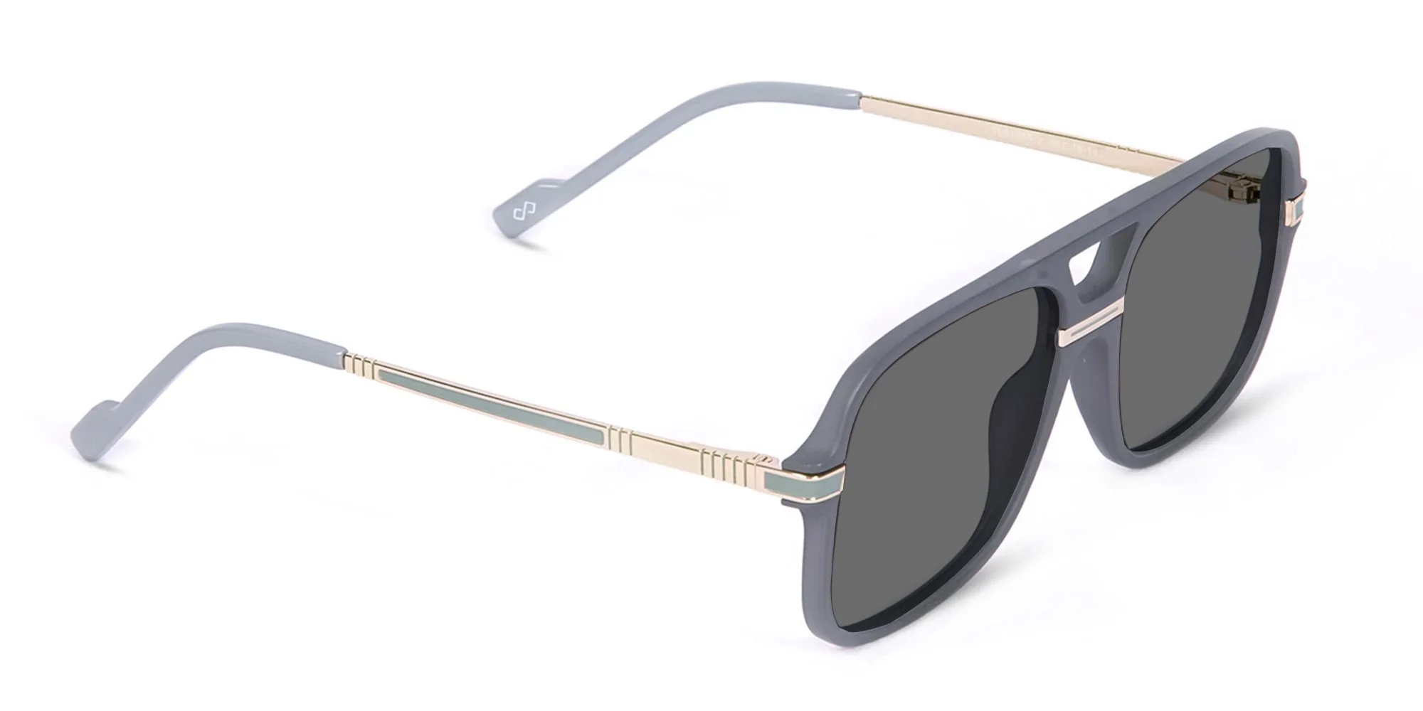 Oversized Flat Top Sunglasses-2