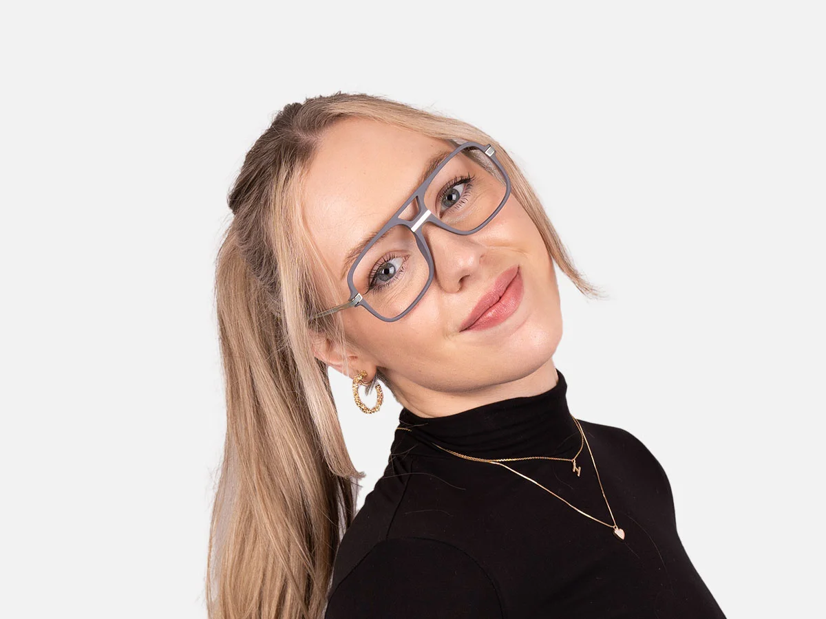 Pilot Style Glasses Frames-6