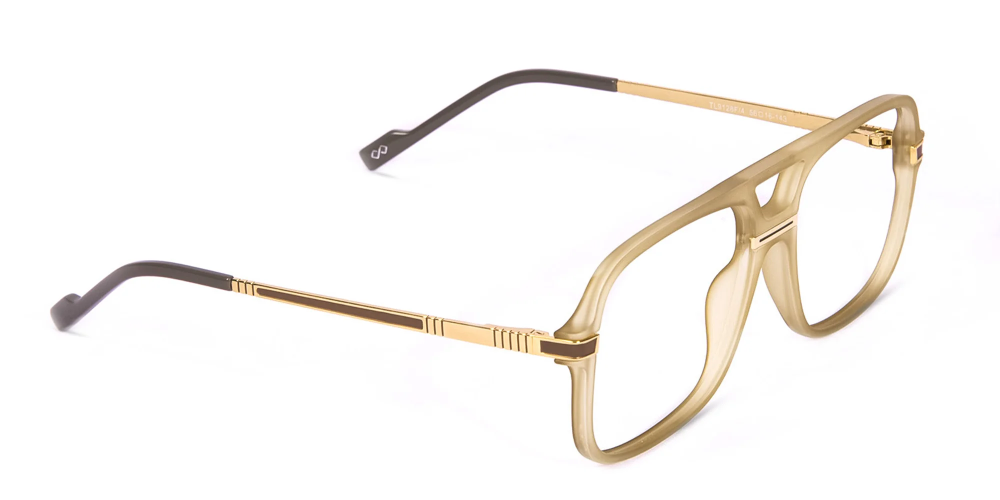 Gold Pilot Eyeglasses-2