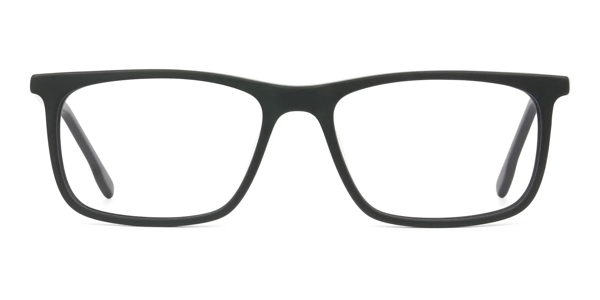 Matte Black & Red Acetate Spectacles - 2