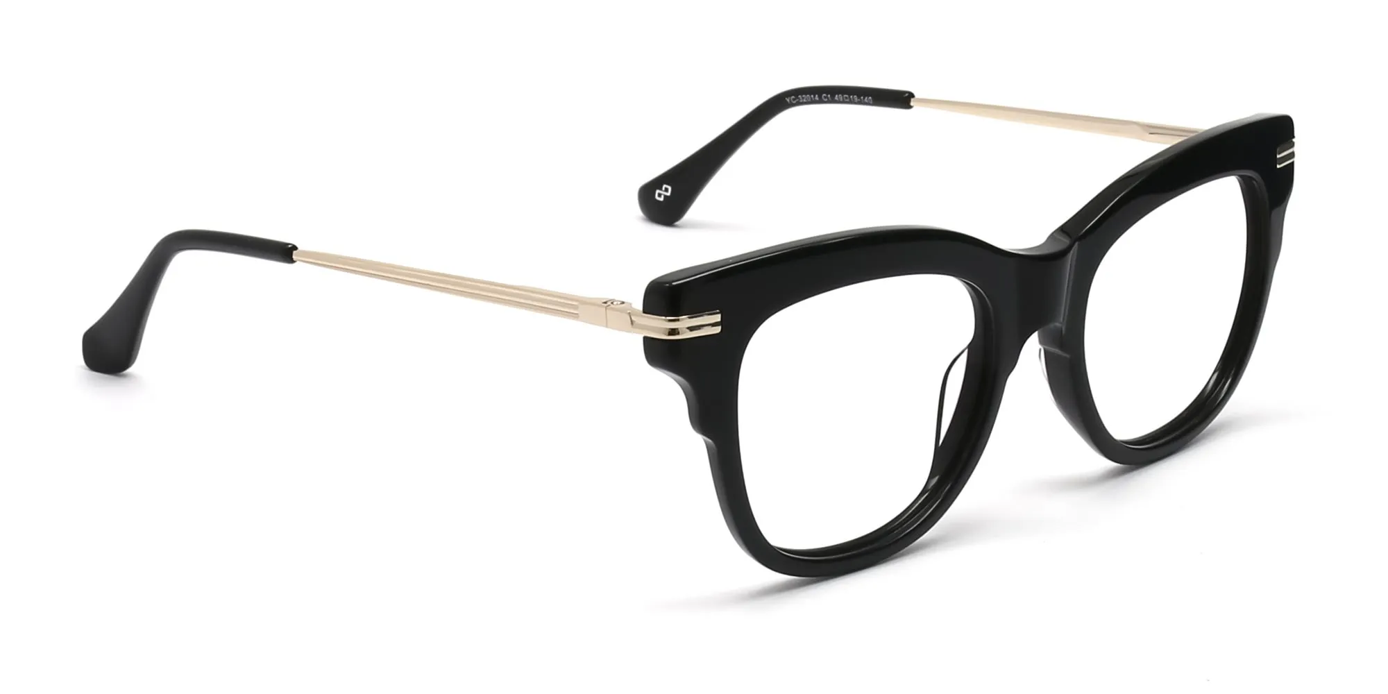 black cat eye glasses women-2