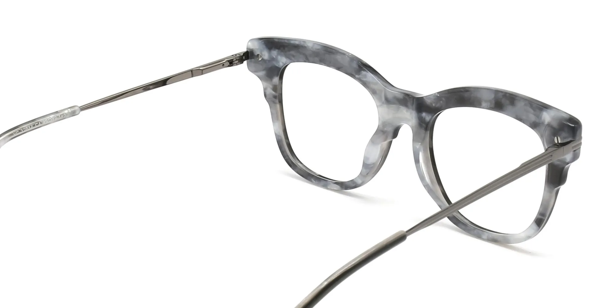 Grey cat eye glasses-2