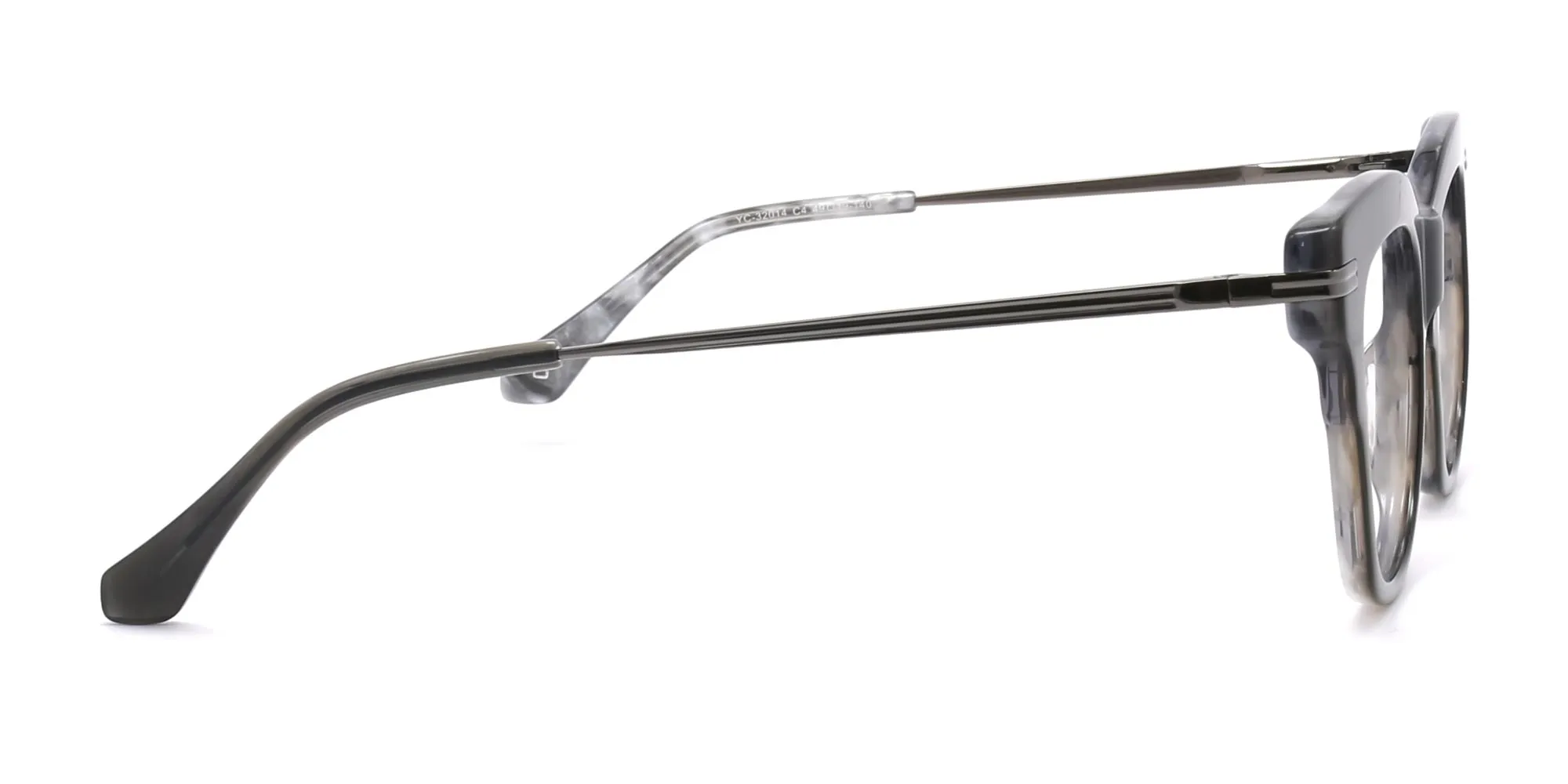 Grey cat eye glasses-2